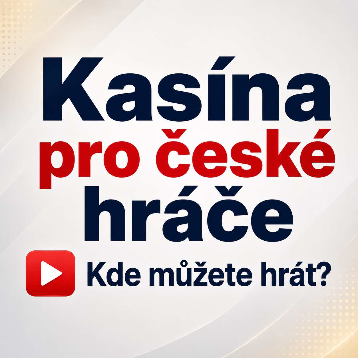 Kasína pro české hráče - Kde můžete hrát?