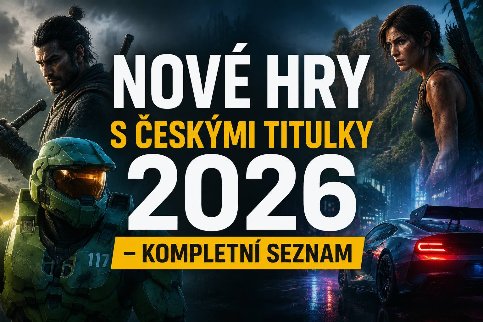 Nové hry s českými titulky 2026 – kompletní seznam